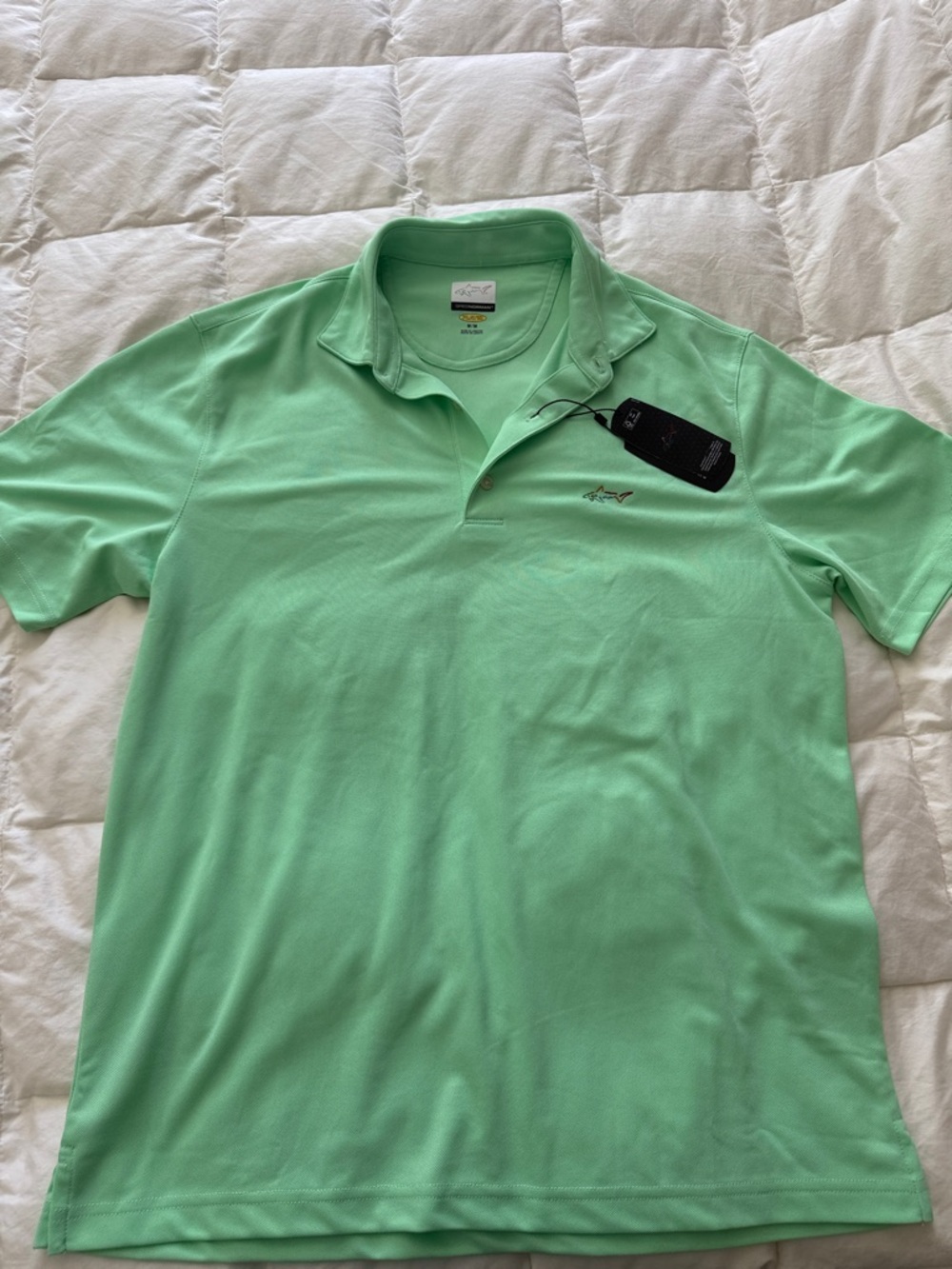Greg Norman Collection Mint Green Polo Shirt